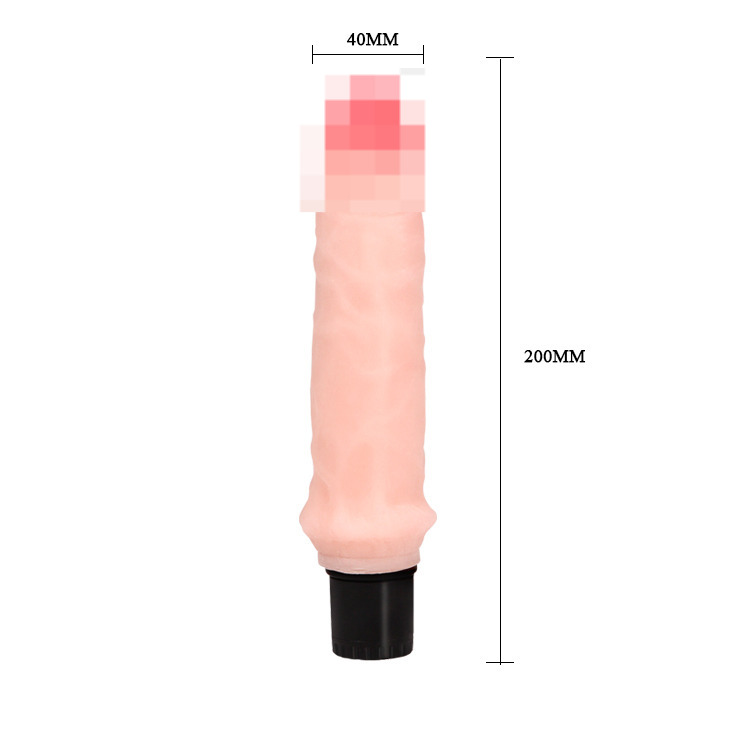 Vibrador Recto Piel - Imagen 2